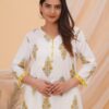 Pure cotton A-Line  dupatta set